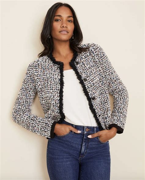 chanel style jackets online|Chanel look alike jackets.